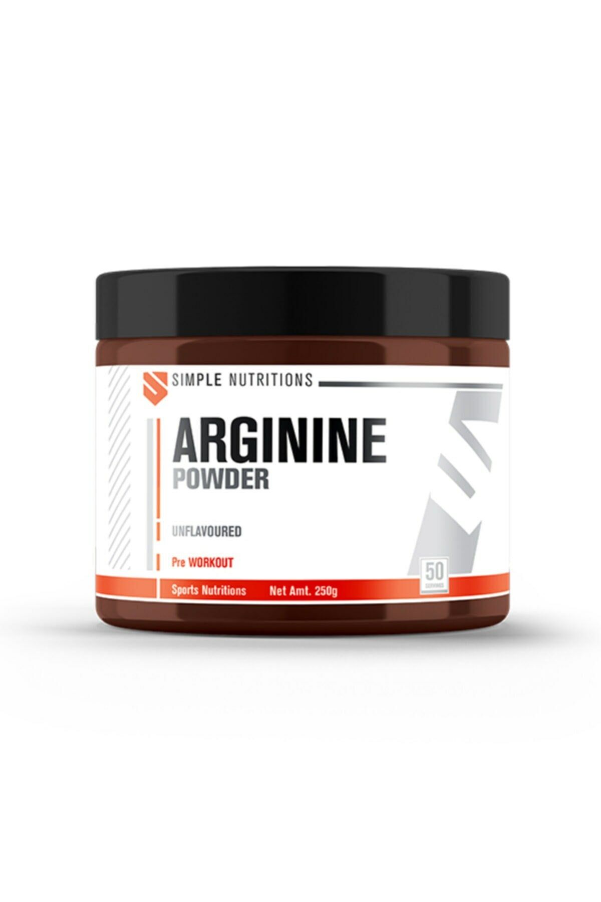 Simple Nutritions Arginine Unflavoured 250 gr (50 Servis)