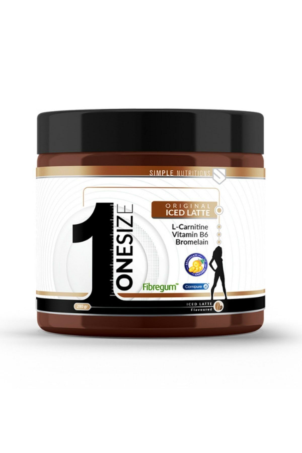 Simple Nutritions OneSize Original Kilo Kontrol Ürünü Iced Latte Aromalı 14 Servis 280 gr