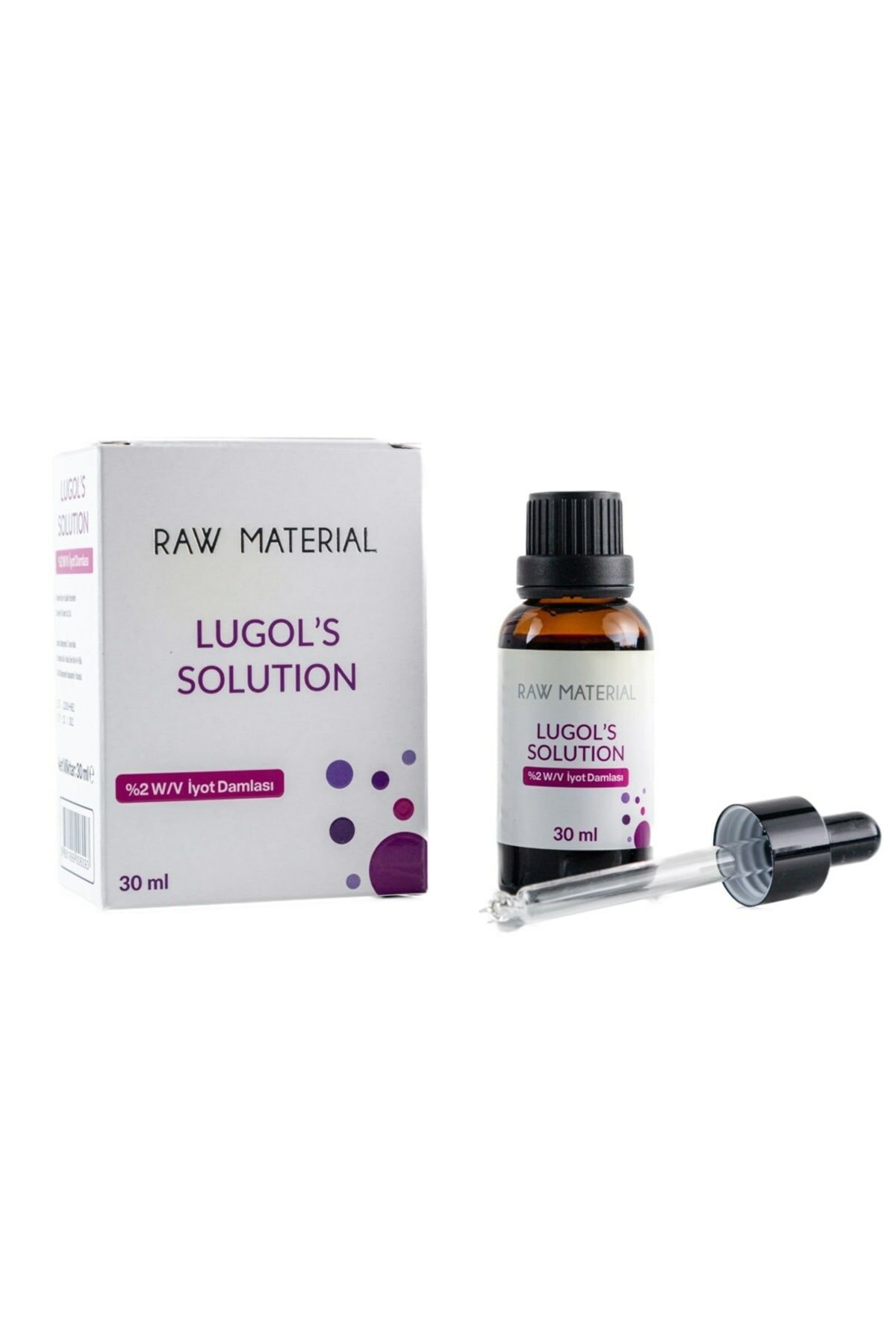 Raw Material Lugol's Solution %2 İyot Damlası 30 ml