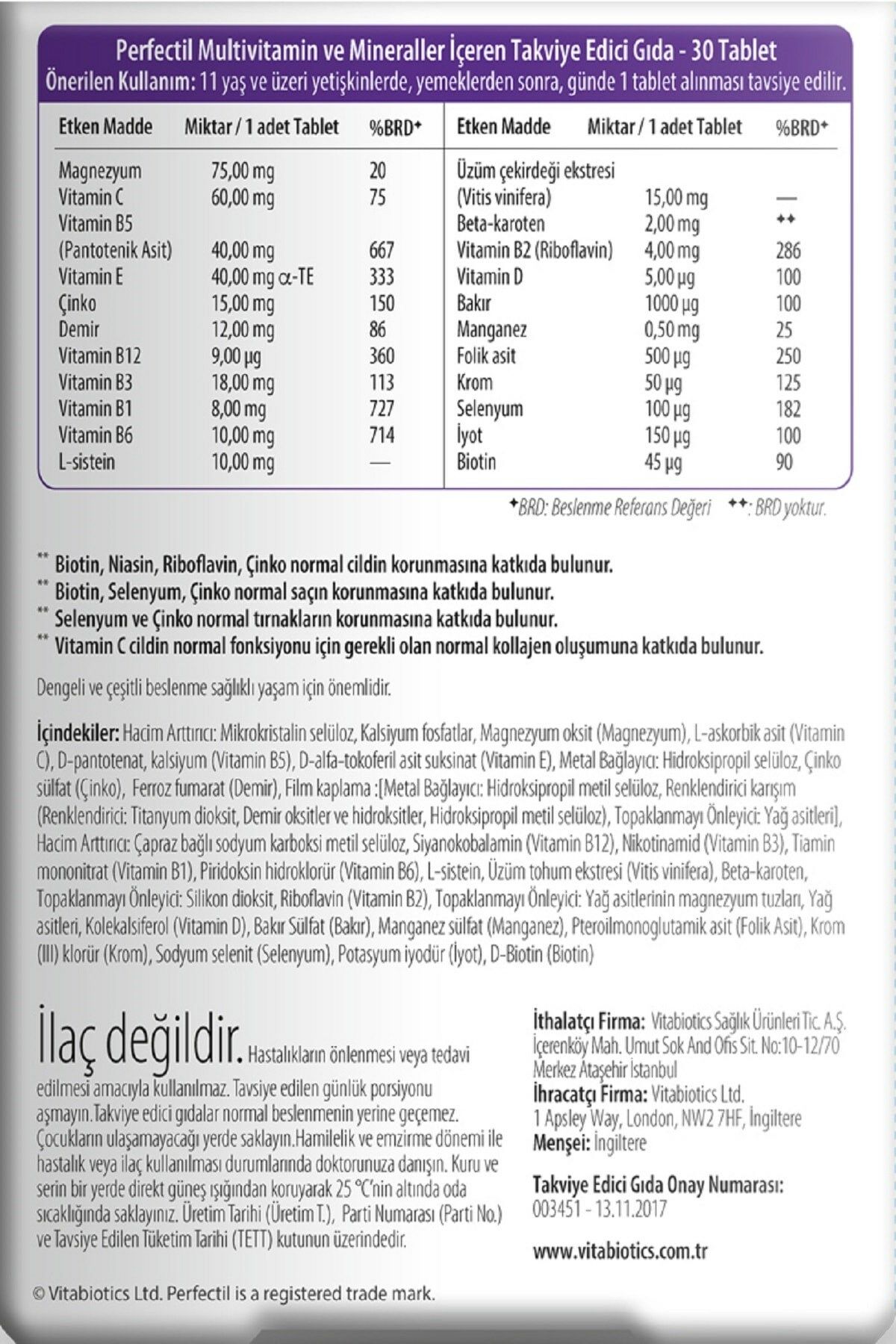 Perfectil Rab Perfectil Original 30 Tablet