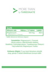 More Than L-Threonate 90 Tablet