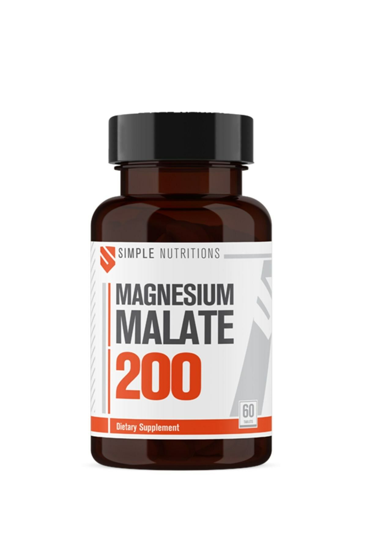 Simple Nutritions Magnesium (Magnezyum) Malate 200 mg 60 Tablet