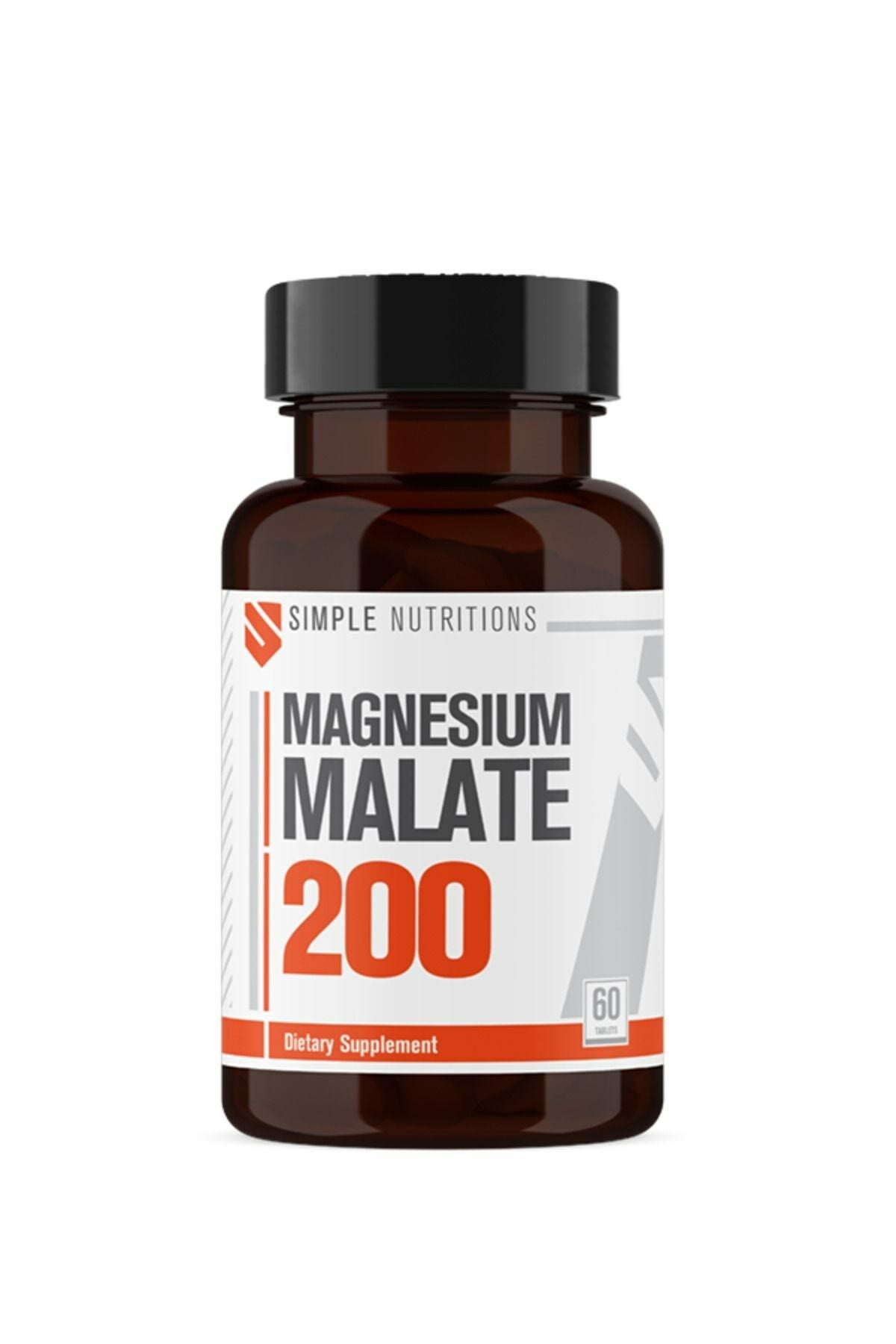 Simple Nutritions Magnesium (Magnezyum) Malate 200 mg 60 Tablet