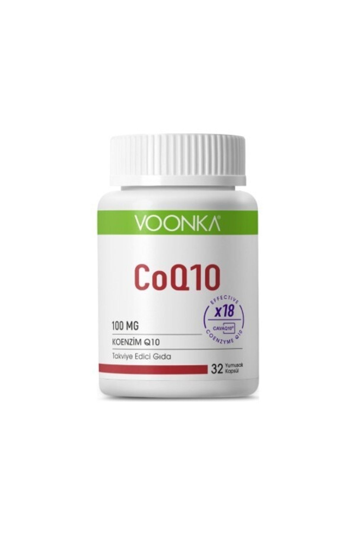 Voonka CoQ10 (Koenzim Q10) 100 mg 30 Softgel