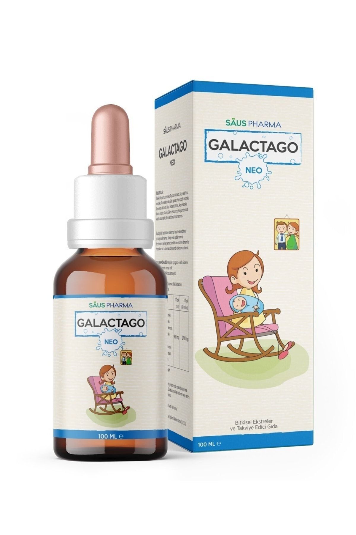 Galactago Neo Emziren Anneler Için Damla 100 ml