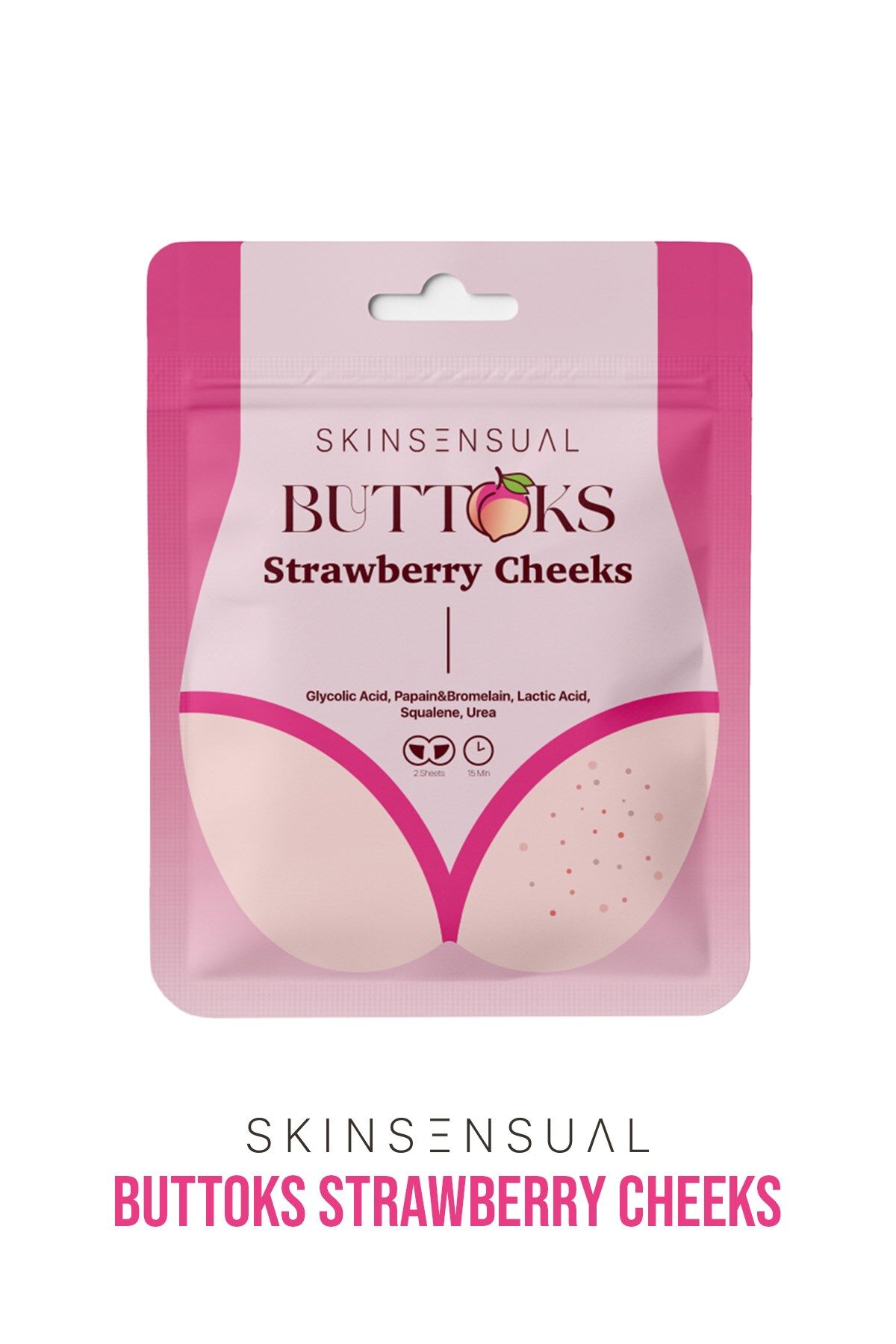 Skin Sensual Buttoks Strawberry Cheeks Vücut Maskesi