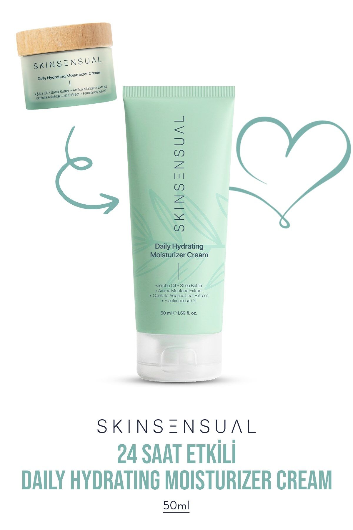 Skin Sensual Daily Hydrating Moisturizer Cream 50ml